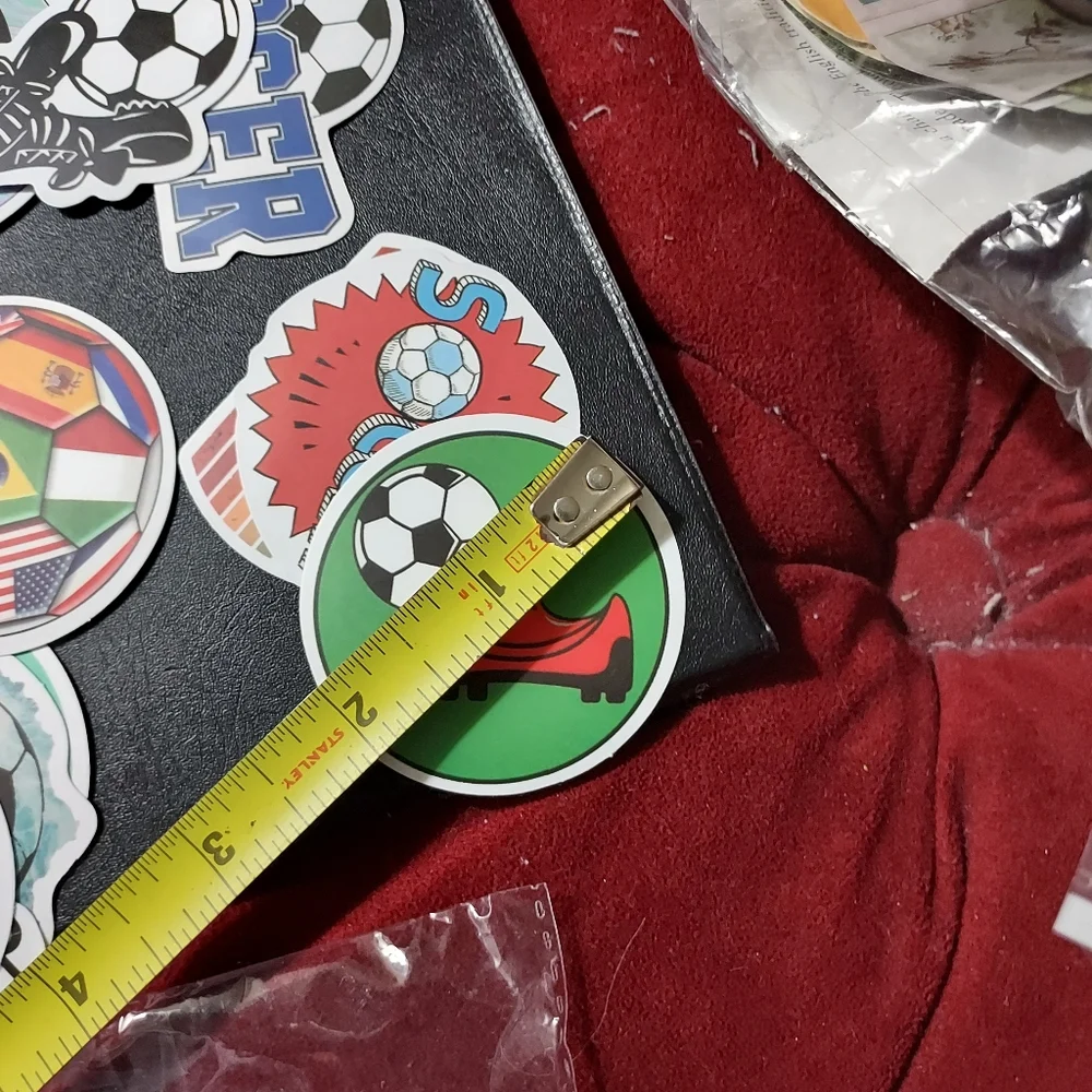 25 pcs. Soccer sport Stickers. Random. Scrapbooking, Journaling, Bottle, Laptop